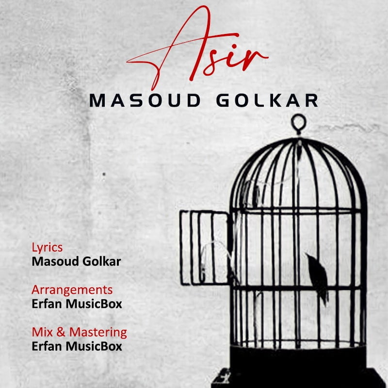 دانلود آهنگ جدید مسعود گلکار با عنوان اسیر